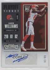 2017 Panini Contenders Playoff Ticket 62/99 Kasen Williams #296 Auto 0f8