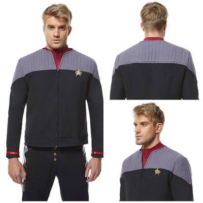 Star Trek Generations Jean-Luc Picard Jacket sets Cosplay Costume Halloween 