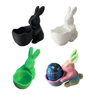 Modern Easter Rabbit Candy Basket Decors Safe Materials Multifunctional Storage