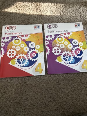 Gearing Up Grade 4 Mathematics And Language Arts 2 Book Lot