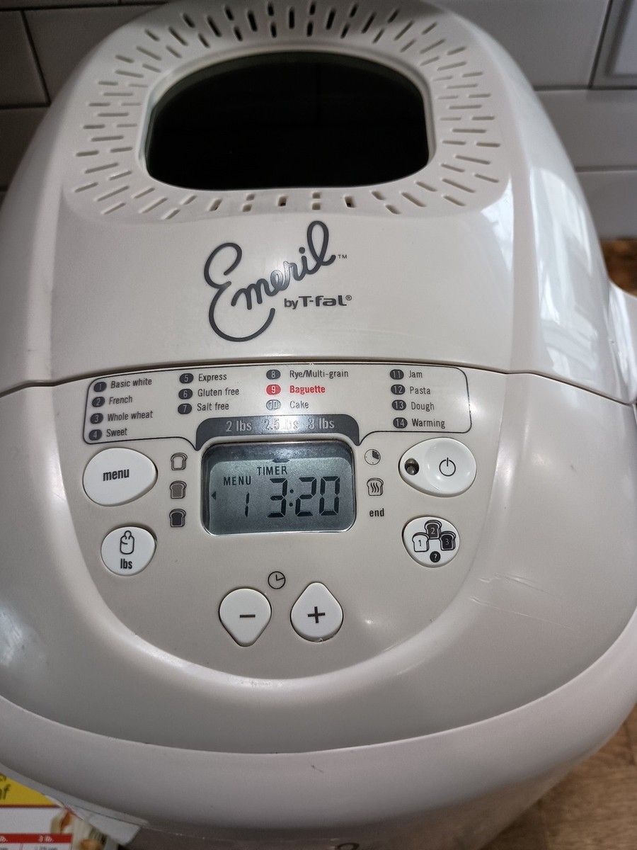 Emeril by T-Fal Bread Machine Baguette Maker B01 3 Lbs