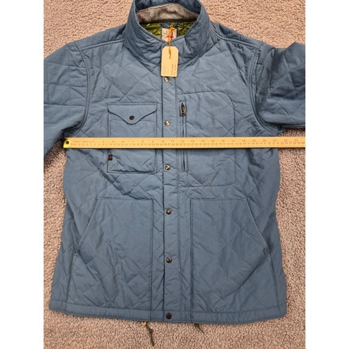 NWT Relwen Quilted Insulated Tanker Jacket Men's Size L Light Blue Color (1479) image 7