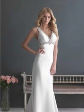 Allure Bridals Romance Collection w/ Swarovski Crystals Wedding Dress