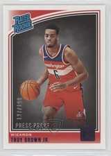 2018 Panini Donruss Rated Rookies Press Proof Purple /199 Troy Brown Jr #192 1u6