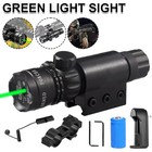 Tactical Green Laser Sight Rifle Dot Scope Laser Picatinny Rail Barrel Mount ASN
