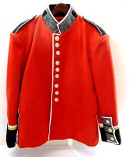 Vintage British Coldstream Guards Tunic Original Red Wool in Nice Condition