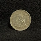 1850 United States Seated Liberty Dime Silver 10C Coin
