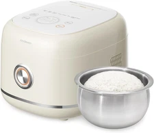 Joydeem Stainless Steel Rice Cooker, Uncoated Non-Stick 316L Stainless Steel Inn