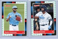 2 * RANDY AROZARENA * 2022 DONRUSS 1989 RETRO LIBERTY PHOTO VARIATION SSP