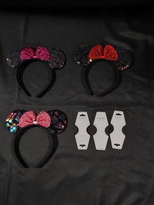 Lot Of 3 Mouse Ears Headband Disneyland - Personalized Design