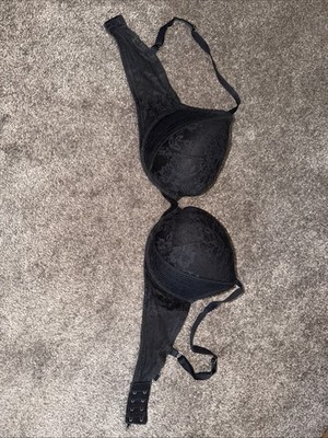 Victorias Secret BH Gr.32DD Schwarz Spitze Damen Bustier Dessous