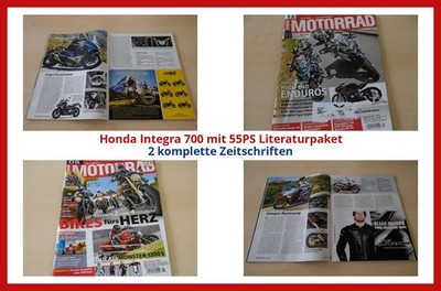 Honda Integra 700 mit 55PS Literaturpaket - 2 komplette Zeitschriften
