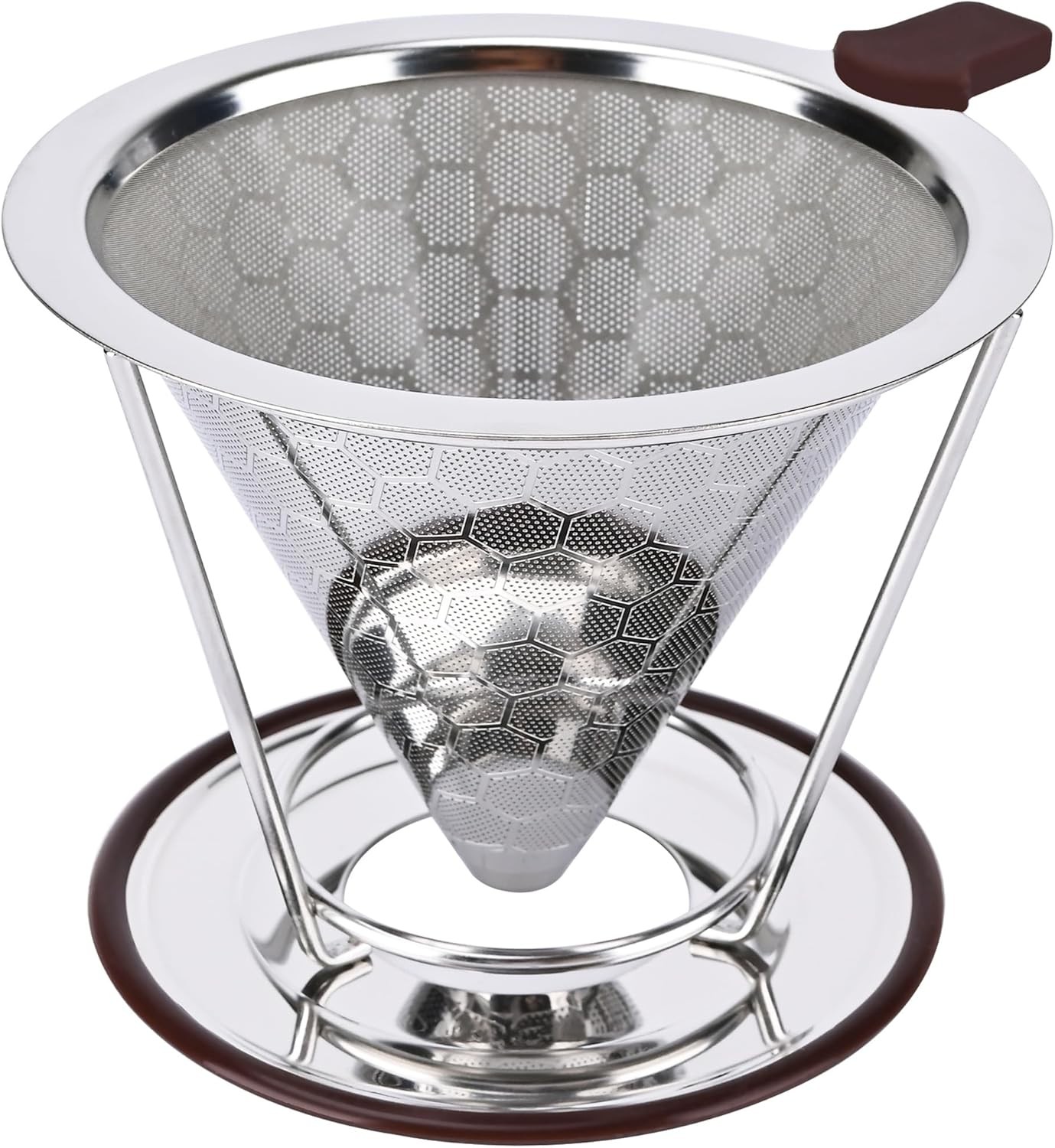 Pour Over Coffee Dripper, Pour-over Filters with 800 Mesh Stainless ...
