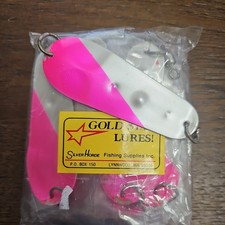 FREE SHIPPING. S-BB231 Commercial Trolling Spoons. USA mfg. Gold Star.