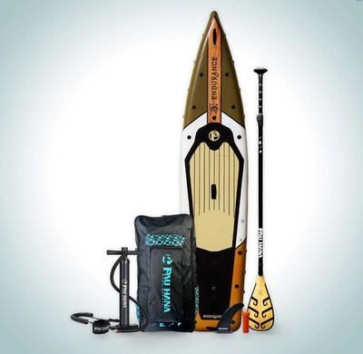 New Pau Hana Endurance Air Inflatable Stand Up Paddle Board with Paddle - 12'