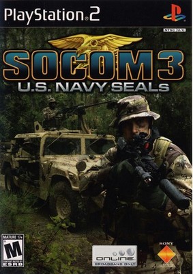 SOCOM 3 US Navy Seals (Playstation 2 PS2) Complete CIB! Disc Near Mint Tested!