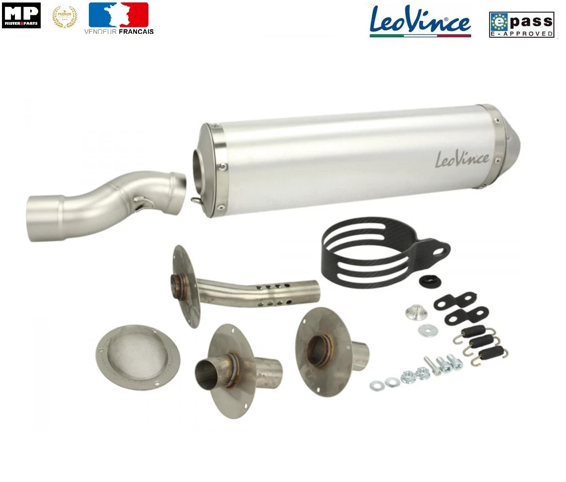 Pot LeoVince X3 KTM 620 Super Competition échappement moto enduro 2000 2001 alu