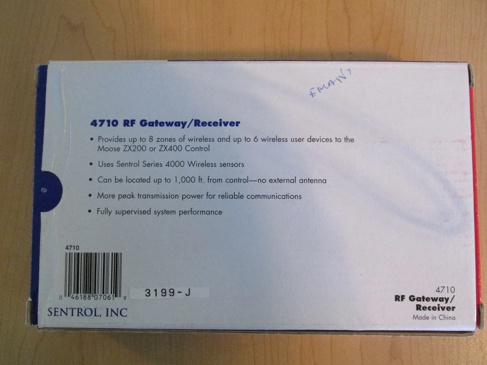 Sentrol 4710 8 Zone Wireless RF Gateway/Receiver **New** - Image 2 of 2