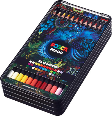 Pencil Oil Color Box, Multicolour, 36 Units (Pack of 1)