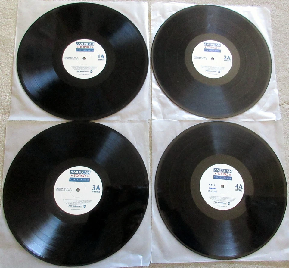Casey Kasem American Top 40 October 13, 1984 10/13/84 LP Barry Gibb Prince RARE - Image 2 of 4