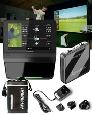 Garmin Approach R50 Premium Golf Launch Monitor and Simulator with Power Bank