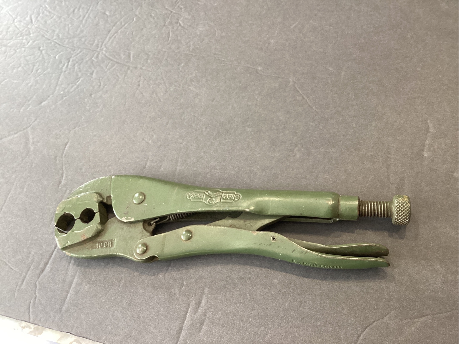 Vintage vise grip 10cr thermacote Crimper Military W/ Label Free Ship