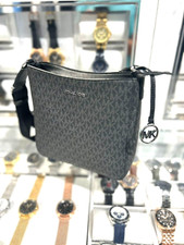 Michael Kors Jet Set Travel Small Crossbody Handbag Messenger Bag Purse-Black MK