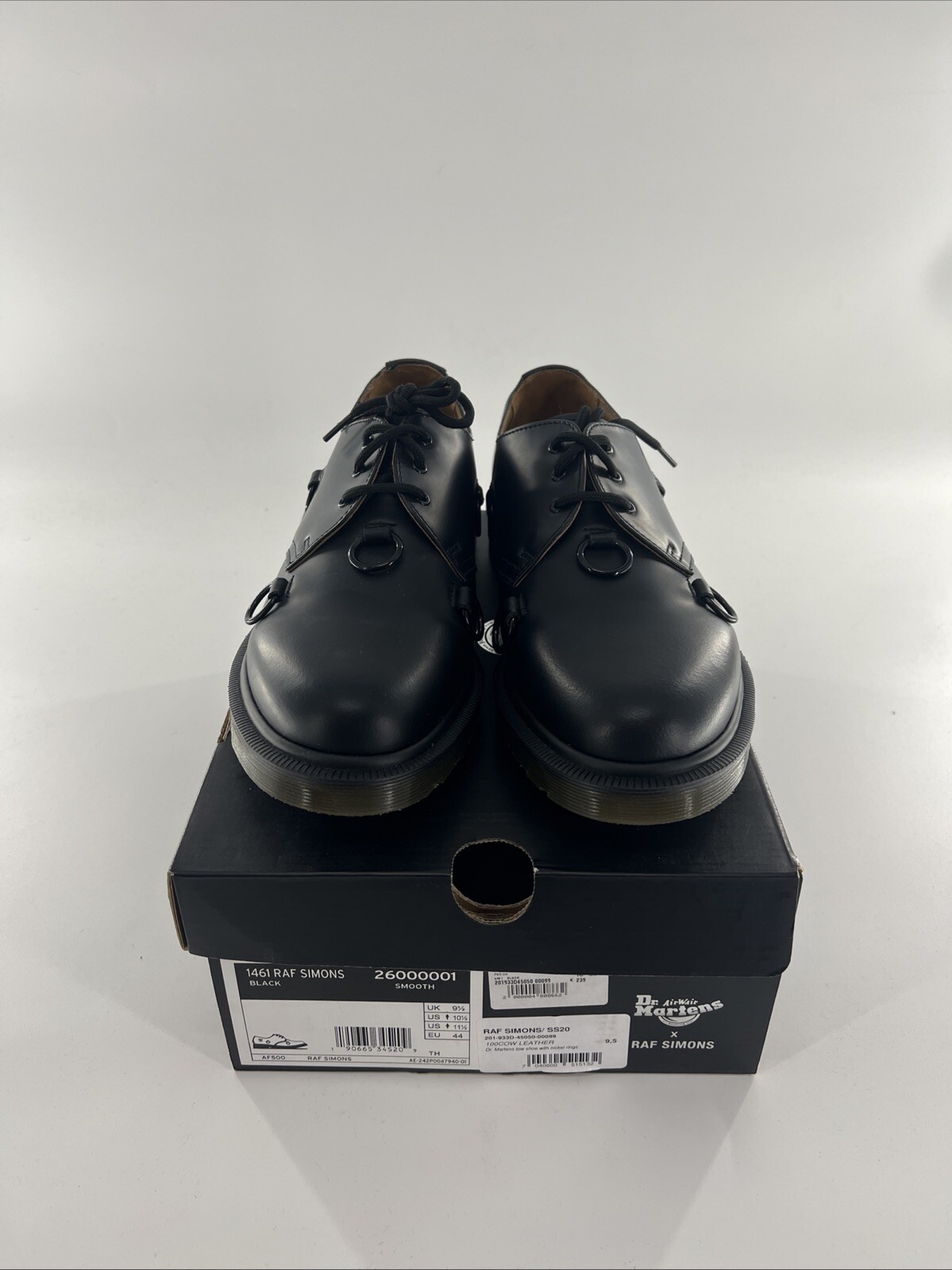 SAOLA Scarpa derby Raf Simons per Dr Marten 3 fori misura 10 5
