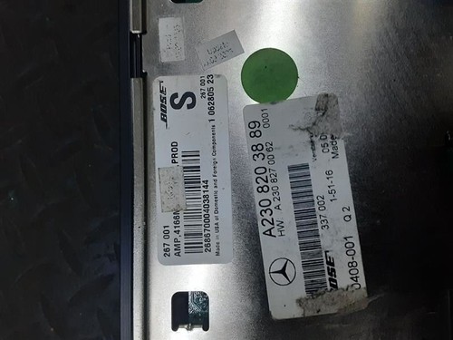 2006 MERCEDES BENZ SL500 AMPLIFIER: 230 820 38 89 - Picture 7 of 12