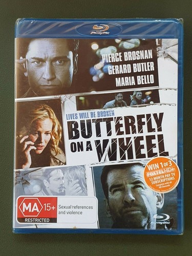 BUTTERFLY ON A WHEEL - Pierce Brosnan, Gerard Butt - Blu-Ray DVD sealed new