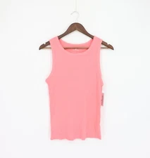 VELVET By Graham & Spencer Maxie Ribbed Tank Top Blossom S $78 H14