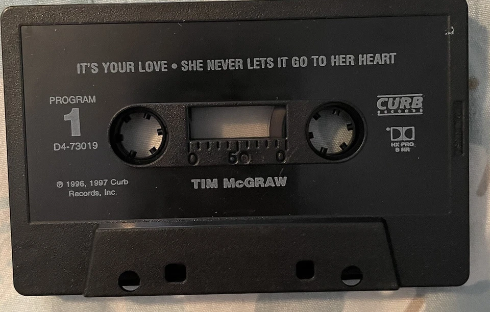 Tim McGraw & Faith Hill - Its Your Love Cassette Tape Single Country~ - Imagem 2 de 3