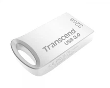 32GB Transcend JetFlash 710S Silver Metallic USB3.0 Flash Drive