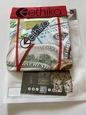 Ethika MEN'S BOXER BRIEF / FIT MID / Rubber Bands/ MEN'S SIZE Small