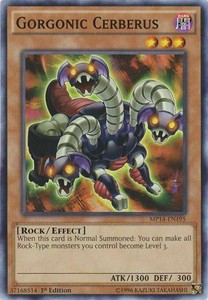 Gorgonic Cerberus - MP14-EN195 - Common - 1st Edition x3 - Near Mint
