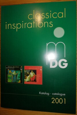 Katalog Musik Klassik MDG Musikproduktion Dabringhaus Grimm 2001