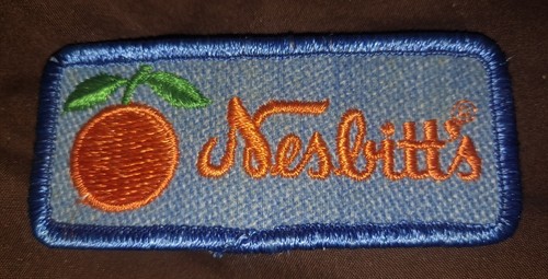 NESBITT'S ORANGE SODA PROMO CLOTH STITCHED PATCH