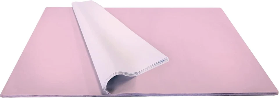 Bulk Pastel Pink 480-Sheet Recycled Tissue Paper, 20" x 30" Eco-Friendly Sheets - Image 4 of 4