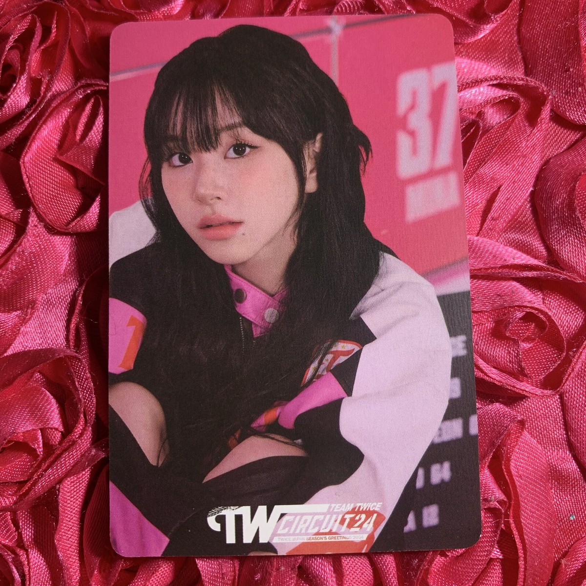 Chaeyoung TWICE Circuit 24 Celeb K-pop Girl Photo Card NASCAR