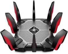 TP-LINK Archer AX11000 Tri-Band Wi-Fi 6 Gaming Router - Black/Red WIFI WIRELESS 