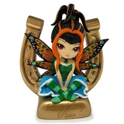 Jasmine Becket-Griffith Lucky Little Pixie #5 A Fairy Lucky Irish Figurine 6''