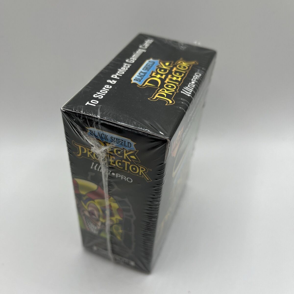 RARE Vintage 1996 Ultra Pro Black Shield Deck Protector 100 RARE Vintage 1996 Ultra Pro Black Shield Deck Protector 100