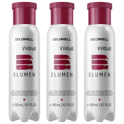 Goldwell Elumen VV@all (3-10) Pure 3x 200ml Set 3er Haarfarbe Lila / Violett