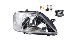 Scheinwerfer Halogen passend für Dacia Logan 09/2004-05/08 H4 Re.+ Nebel.+Leuch.