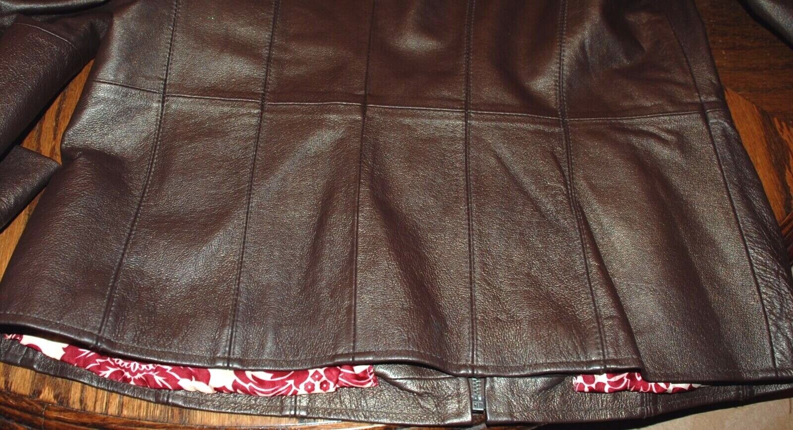 Large EUC Wilsons Maxima Bronze Leather Jacket - image 6