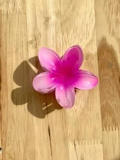 Hair Clips for Women, Plumeria Flower hair Claw (per piece), buy 5 get 1 free