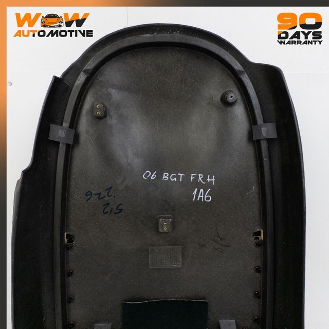 04-10 BENTLEY CONTINENTAL GT FRONT RIGHT PASSENGER SIDE SEAT BACK COVER PANEL OE
