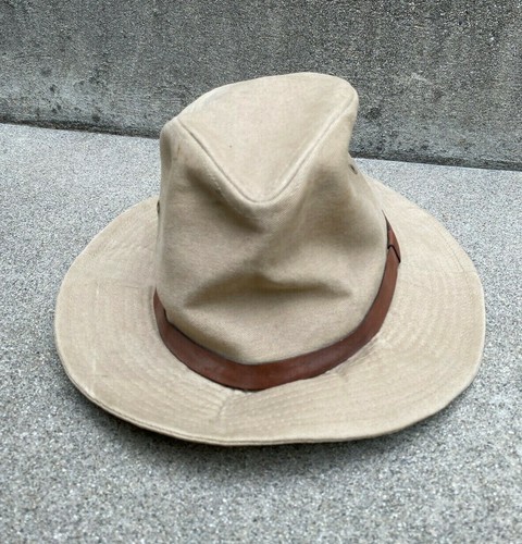 USA Outdoor Tan Khaki Sun Bucket Hat 