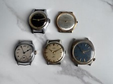 Job Lot 5 Mens Watches - Not Tested. Spares Repair.  Ingersol Medana Joyas 
