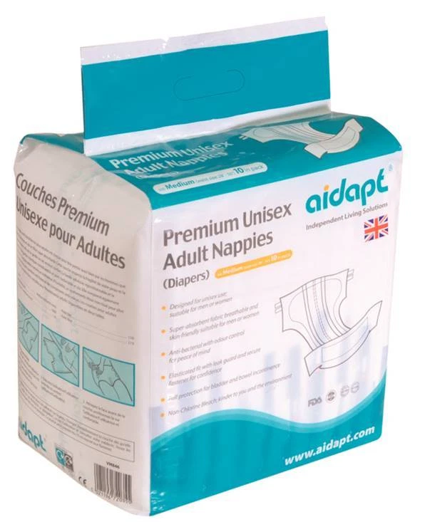 Aidapt Premium Unisex Adult Hygiene Incontinence Aids Nappies Diapers Pants